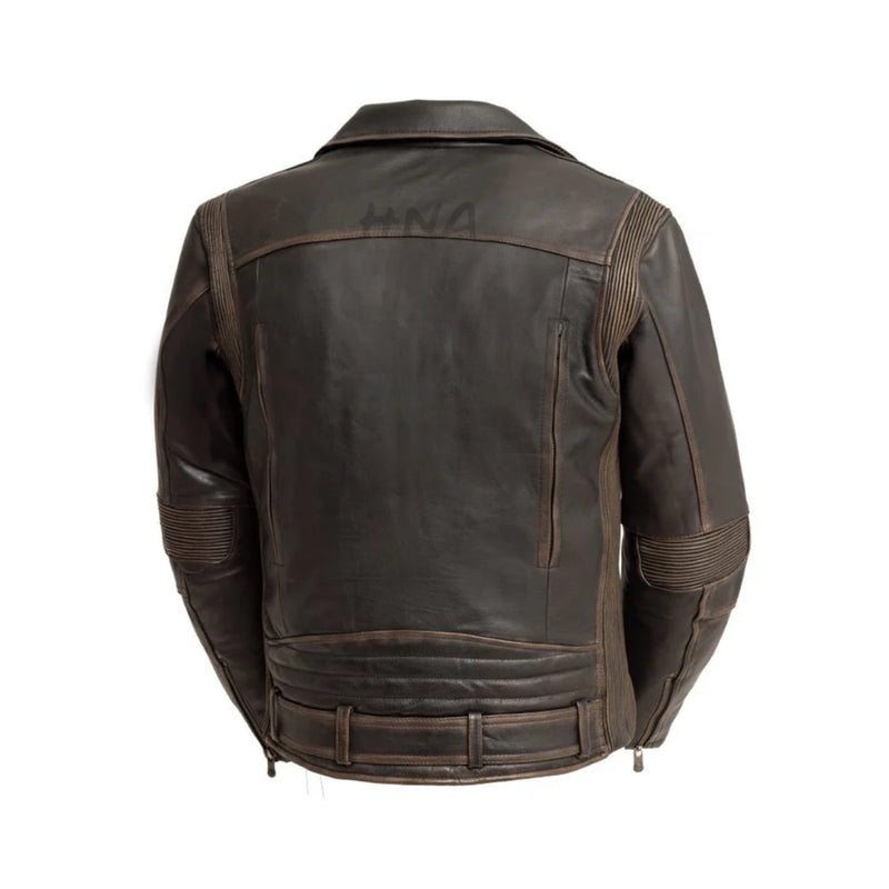 Vintage Brown Leather Jacket