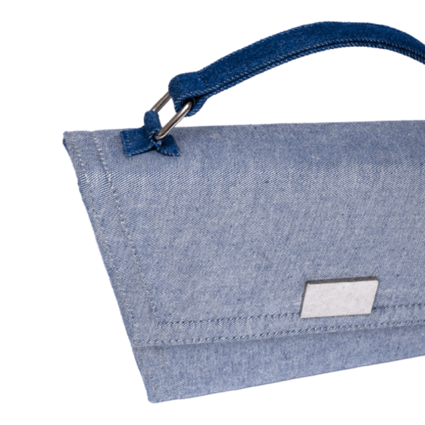 symtrical denim bag