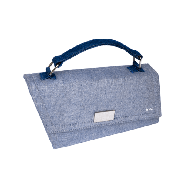 symtrical denim bag